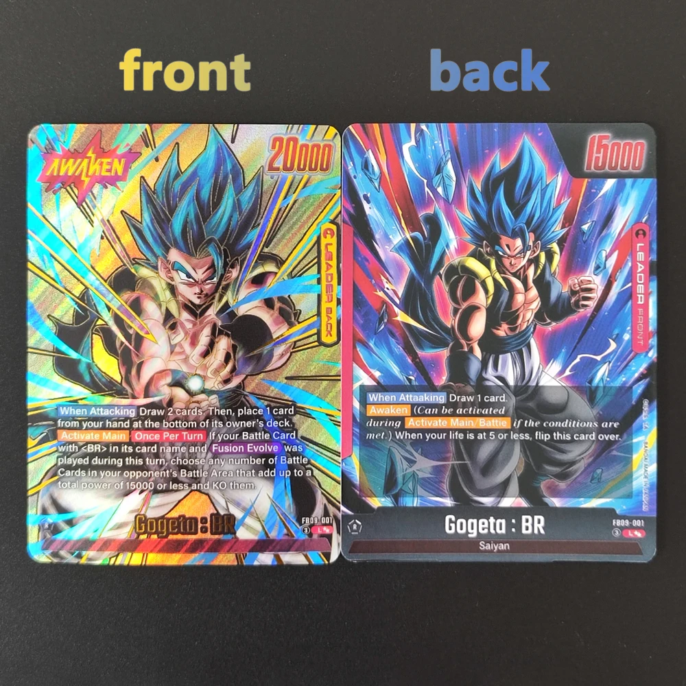 Фото Коллекционная карточная игра Self Made Dragon Ball Super Fusion World English Gogeta BR FB09-001 Super Alternate Art №1