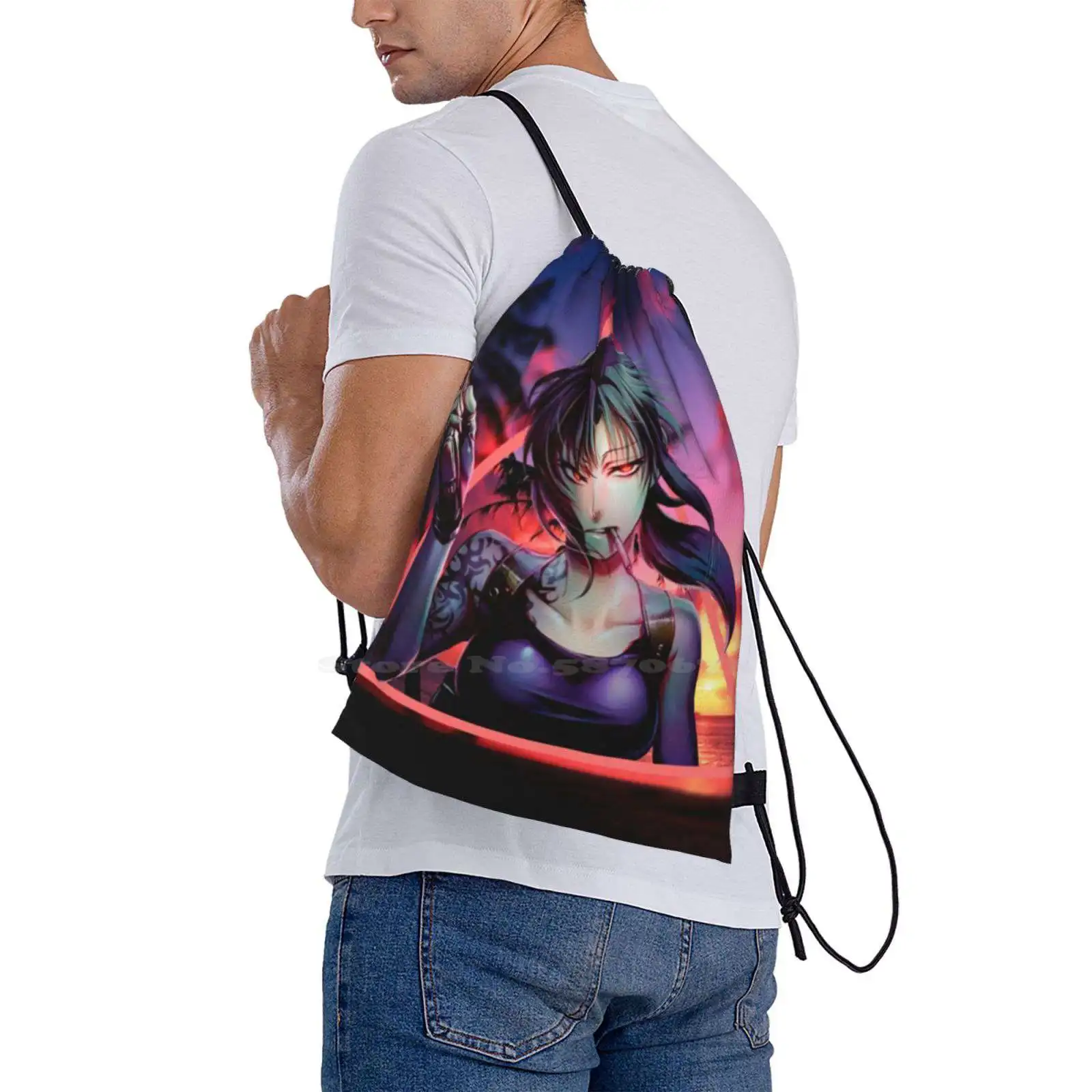 Черная Лагуна Revy горячая распродажа школьный рюкзак модные сумки