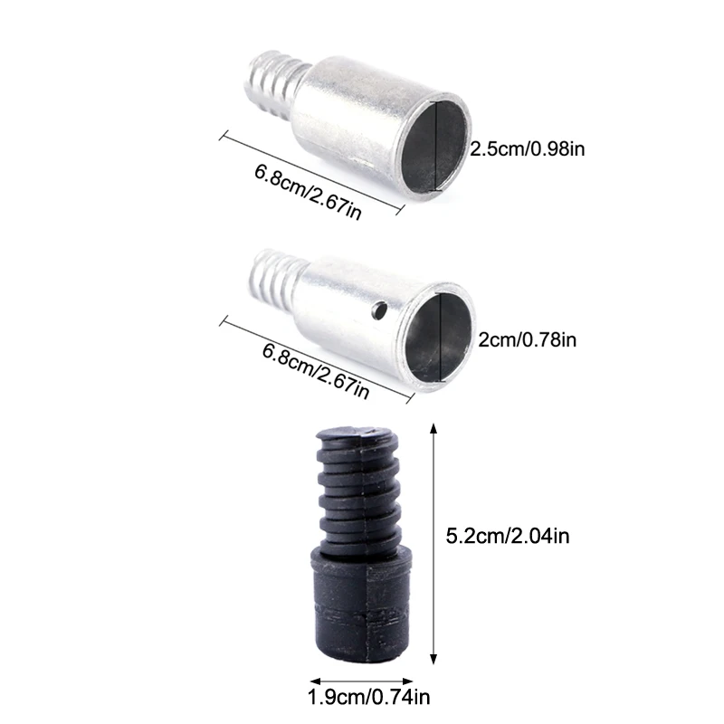 Адаптируйте резьбовые удлинительные столбы Адаптер для метлы Ручка бровей