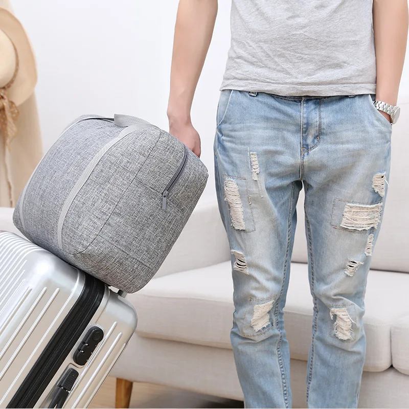 Waterproof Oxford Travel Bags Women Men High Quality Duffle Organizer Luggage Foldable Storage Packing Cubes Weekend Handbags