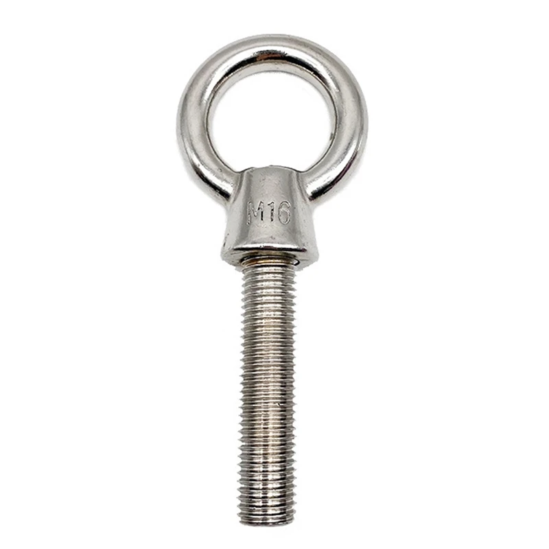 

Eye Bolt Stainless Steel Marine Lifting Eye Screws Ring Loop Hole For Cable Rope Eye Bolt