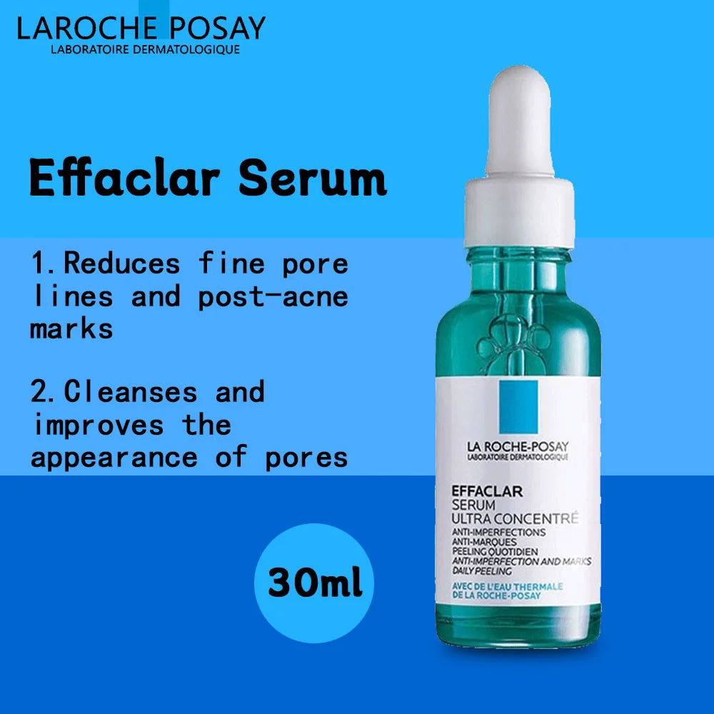 

La Roche Posay Effaclar Facial Serum Gentle Exfoliation Diminishes Blemishes And Dark Spots Hydrates And Nourishes The Skin 30ml