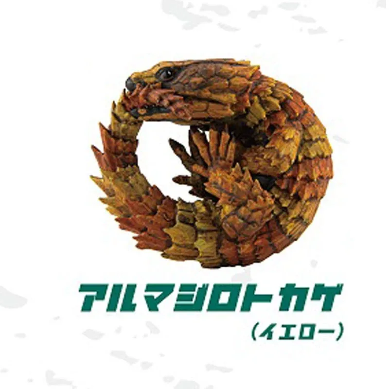 Оригинальная фигурка Gacha маленькая модель Armadillo Girdled ящерица кордил катапректус