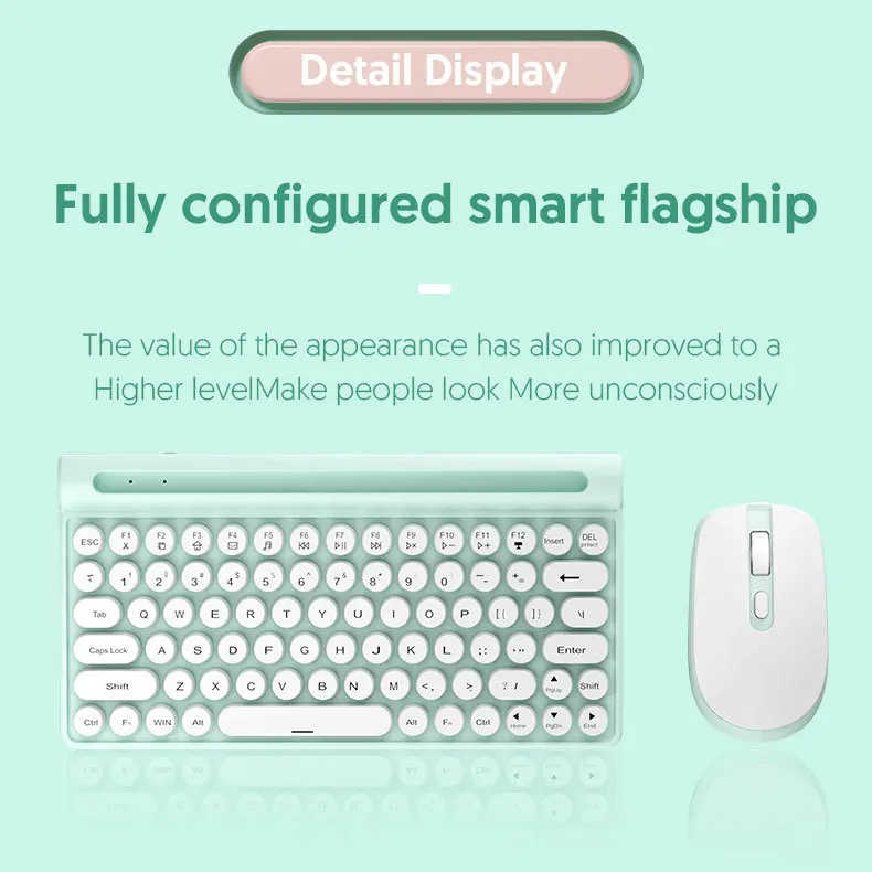 Беспроводная клавиатура и мышь 2 4 ГГц набор для мультимедиа клавиатуры мыши