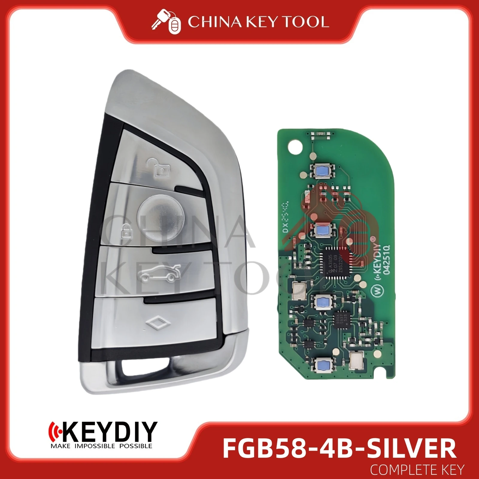 

Программатор ключей KEYDIY KD-X4 для BMW серий G/U, BDC2, BDC3, BCP, копирование ключей, лицензия FEM, адаптер BDC (опционально)