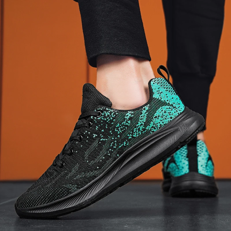 Hot Light Man Running Shoes Comfortable Breathable Men's Sneaker Casual Antiskid Wear-resistant Jogging Men Sport Shoes Size 48