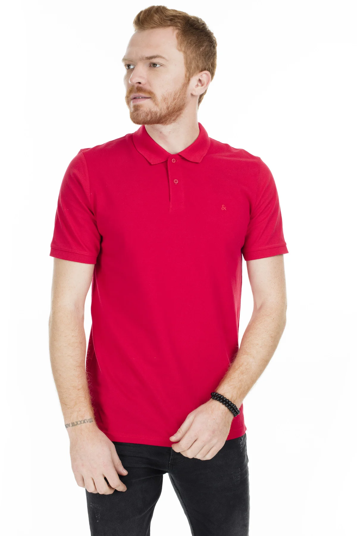 Мужская футболка-поло Jack &amp Jones 121365161 | одежда