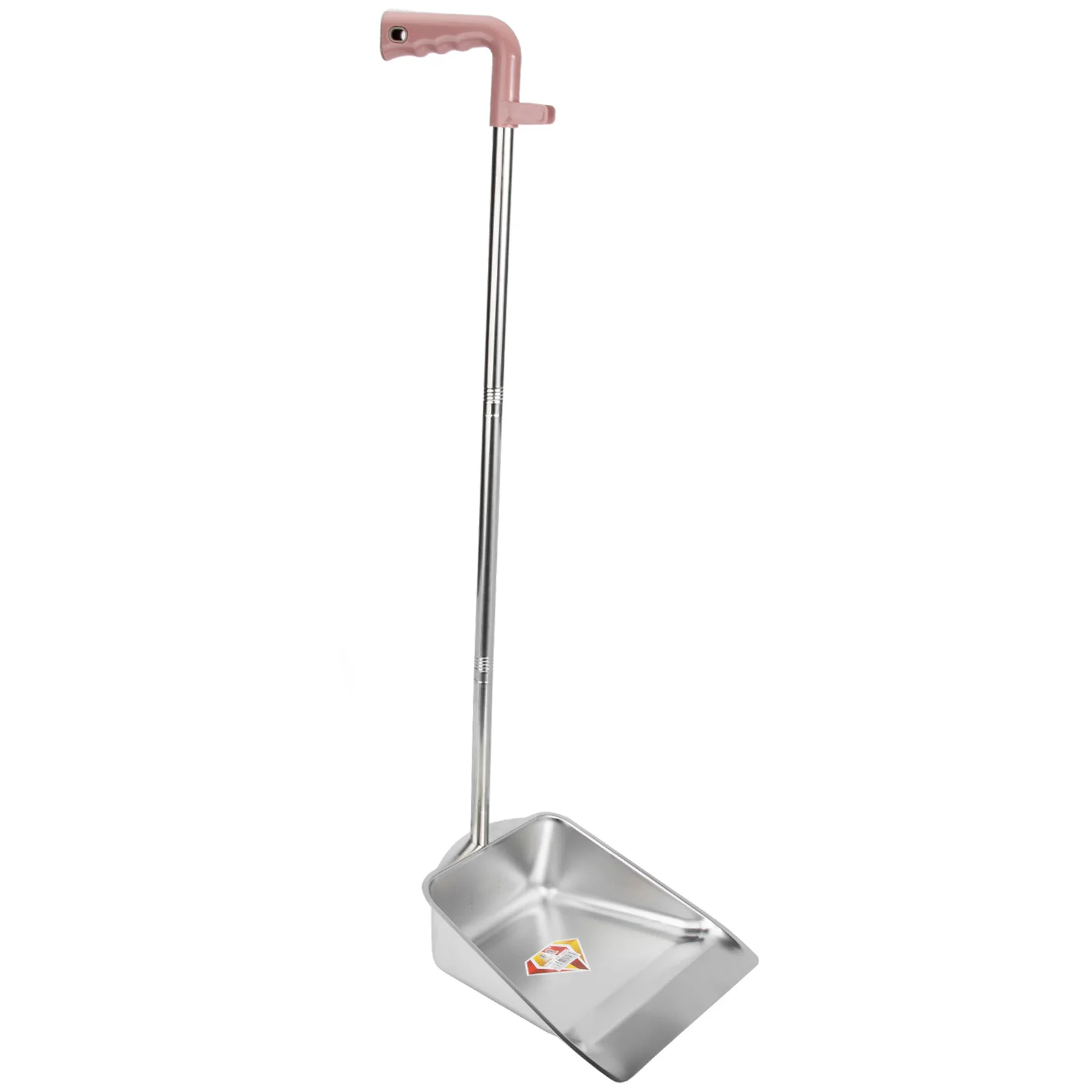 

Dustpan Pan Cleaningstainless Steel Garbagehandle Broom Sweeper Set Lobby Office Trash Standhandled Indoor Standing Waste Metal