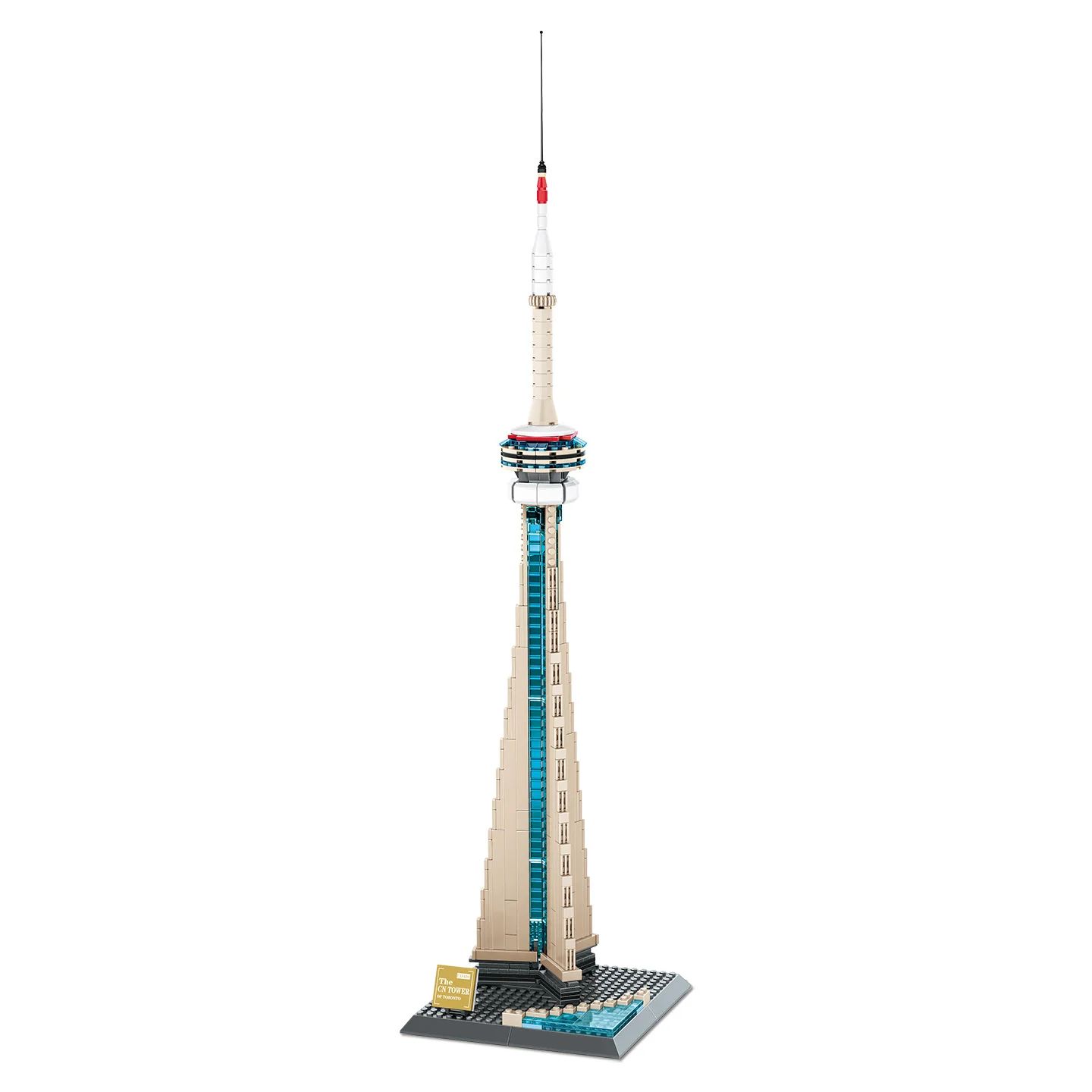 Конструктор MOC «Иконический канадский памятник», 424 детали, модель здания CN Tower (Торонто), набор для сборки, коллекционная модель для демонстрации и подарок на день рождения для всех (art.: 3920d7bb9994e) - 3920d7bb9994e