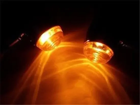 Черная пуля TURN SIGNALS вилочный зажим амортизатор для Harley Honda Triumph Cafe