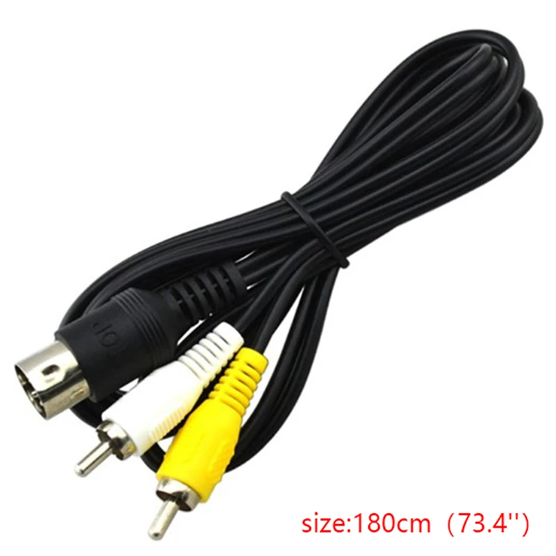 AV Cable Audio Video Cable RCA Cord For SEGA Mega Drive 1 For Genesis 1 1.8 Meters images - 6