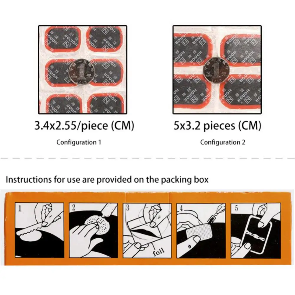 

Bike Tyre Repair Pad Strong Adhesion 24/ Tire Inner Tube Pad Tire Patch Portable Send Glue Bicycle Repair Accessory Quick Drying