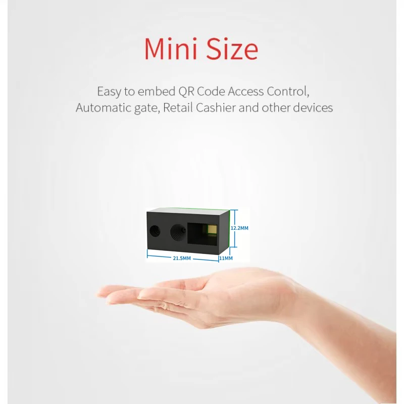 Фото Модуль сканера штрих-кодов 1D/2D, TTL/UART USB-KBW USB-POS VCP – Модуль считывания QR-кодов с автоматической регулировкой расстояния для интеграции в POS-системы №5