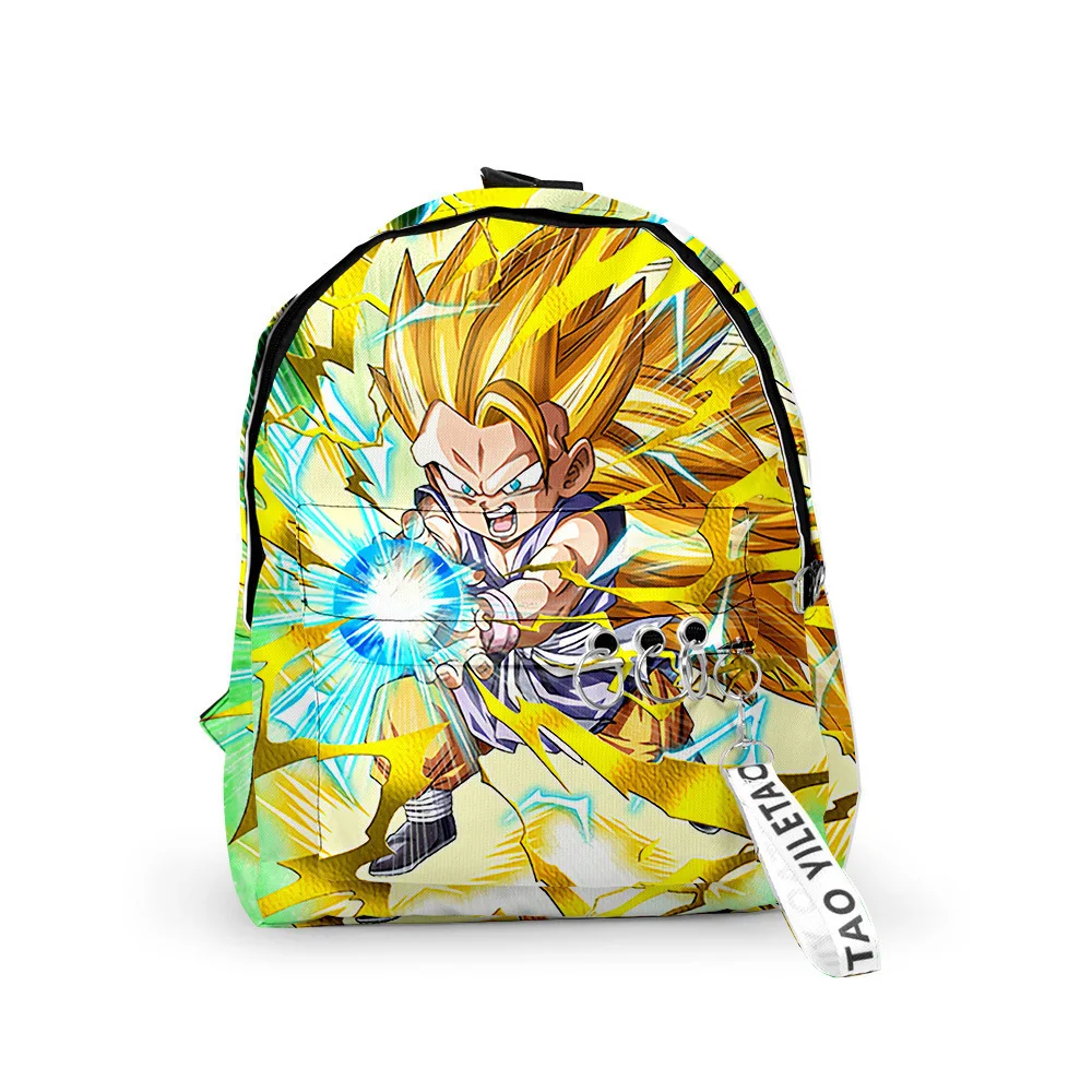 

Рюкзак Goku для мальчиков и девочек, креативные модные школьные ранцы с 3D-принтом, водонепроницаемые милые маленькие портфели из ткани Оксфор...