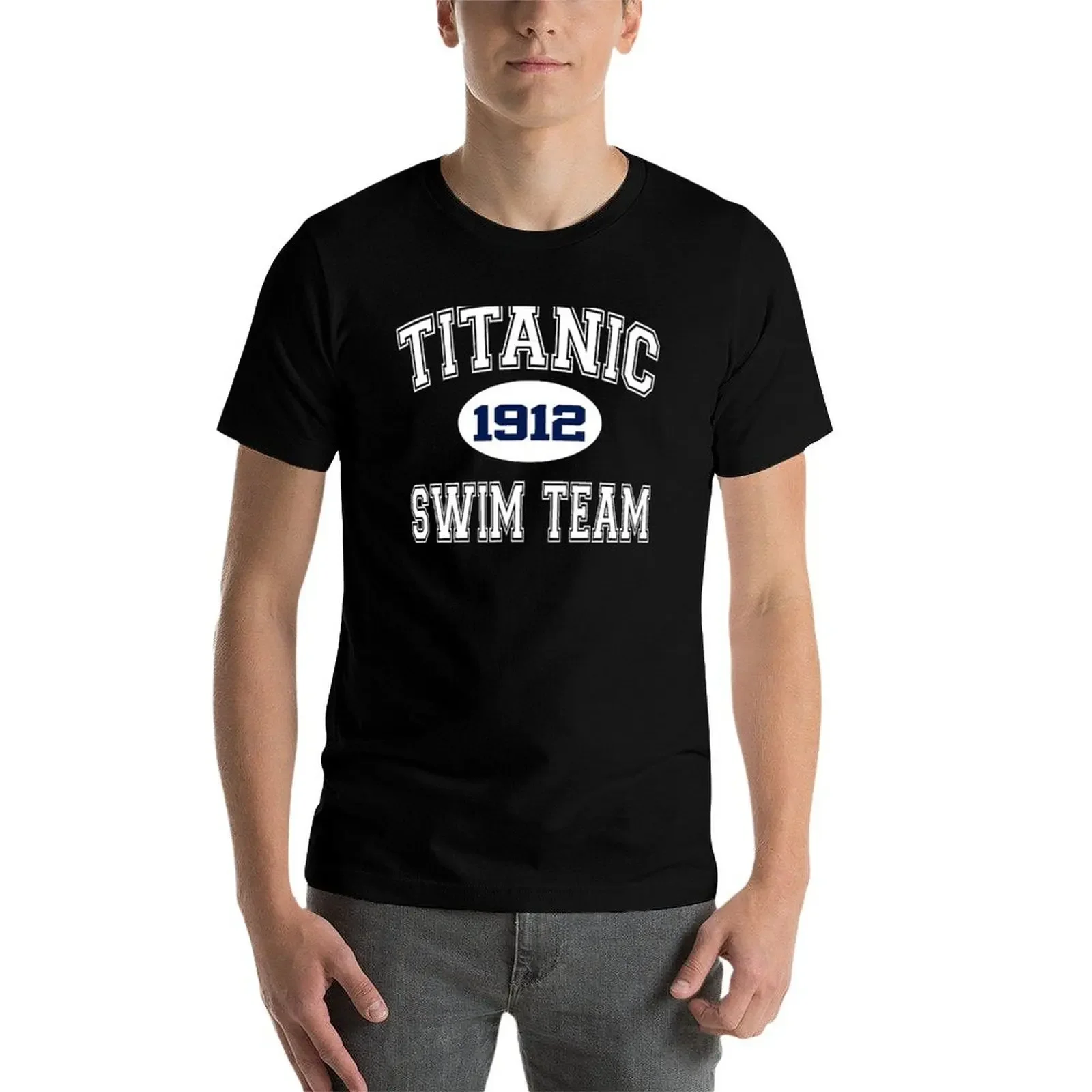 Футболка Titanic Swim Team 1912 года футболка на заказ одежда в стиле аниме черные фигурки