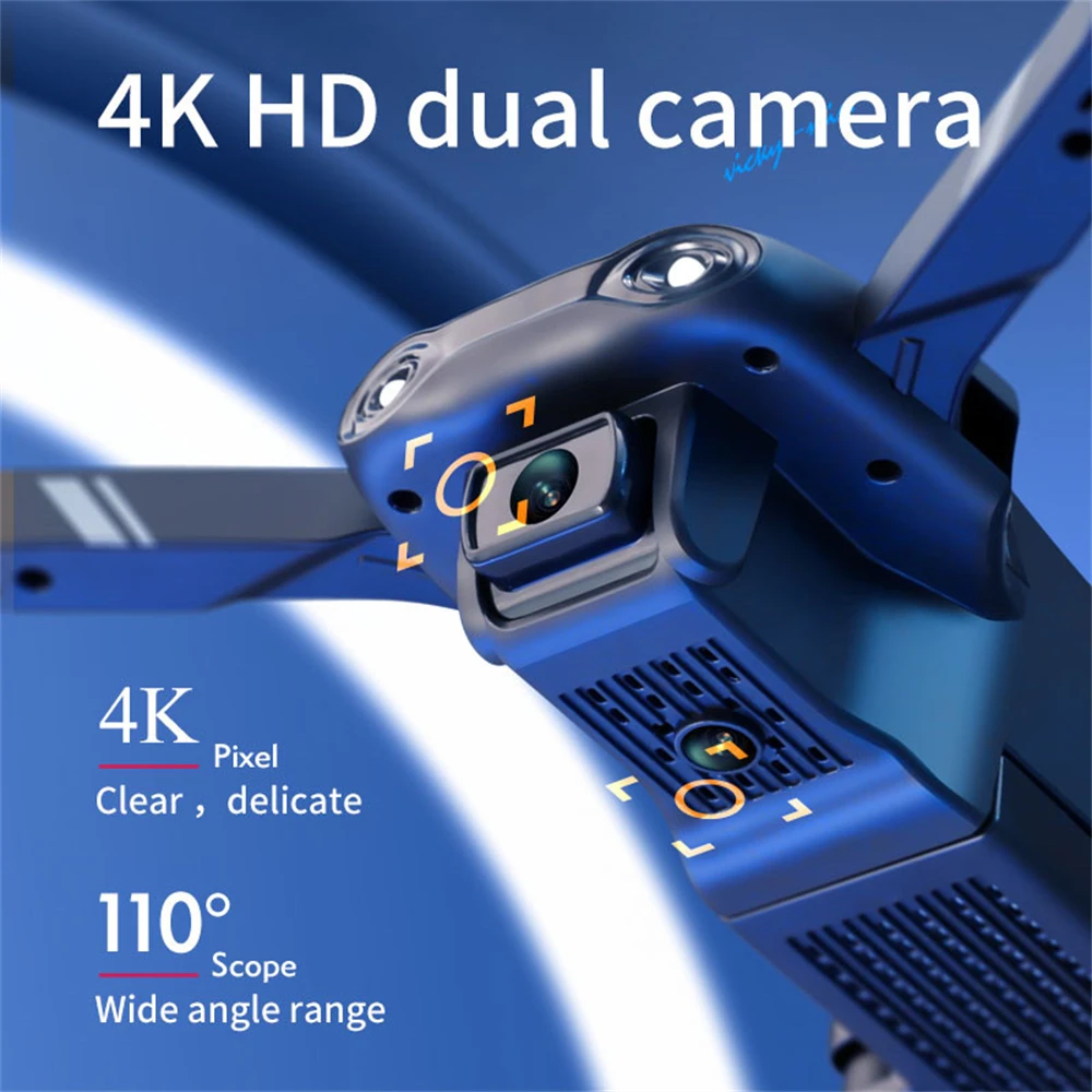 2022 мини-Дрон 4k профессиональный двойной Квадрокоптер с камерой Wi-Fi FPV