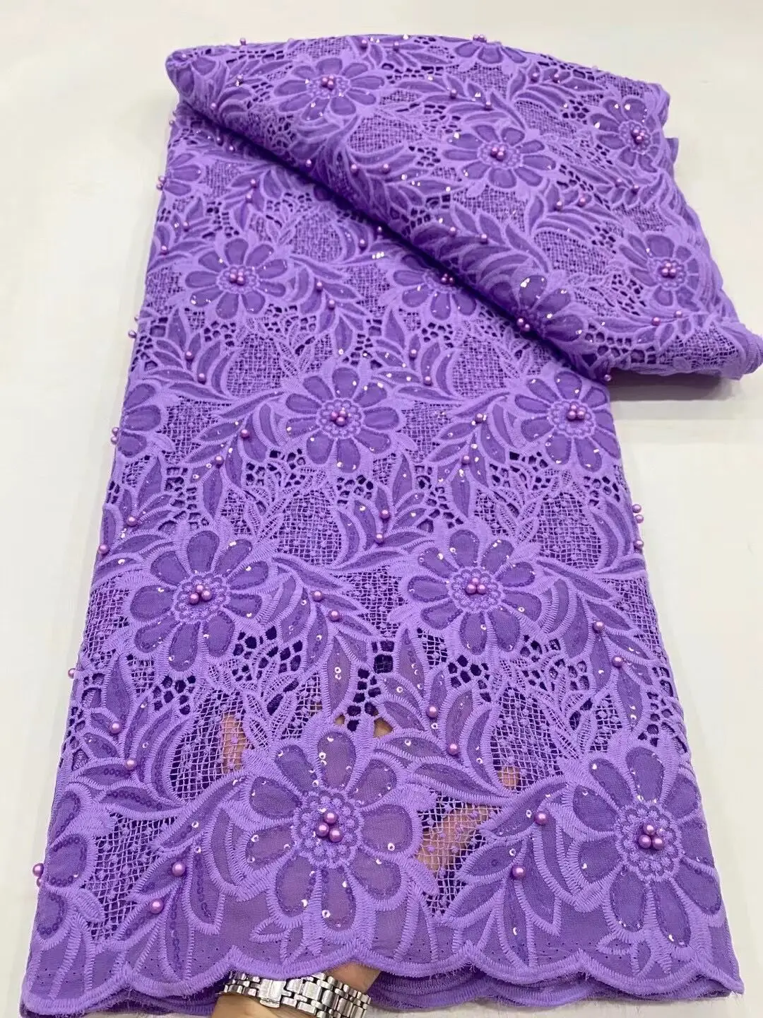 

Африканская кружевная ткань с блестками, французская сетчатая вышивка, тюль, нигерийская свадьба, высокое качество, 2023 г.