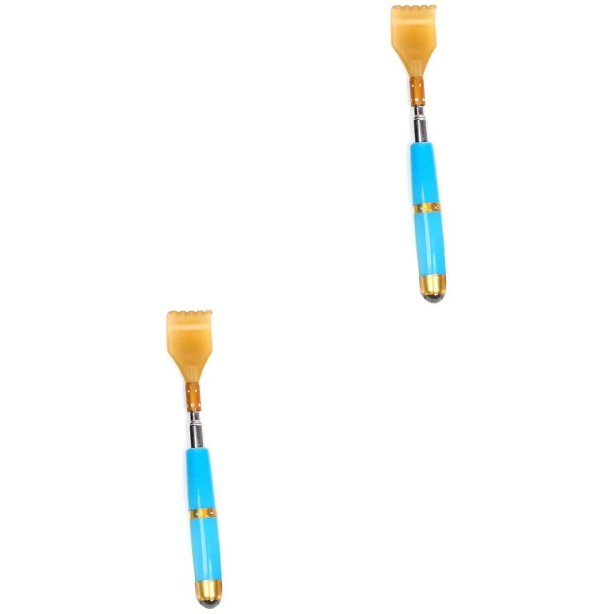 

2pcs Back Scratcher with Magnet Telescopic Scratching Backscratcher Massager Back Scraper Extendable Magnetic Health Products