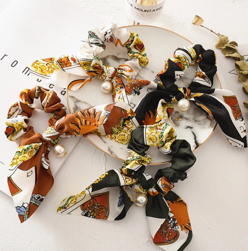 Европейские и американские украшения для волос жемчужная подвеска кольцо в виде