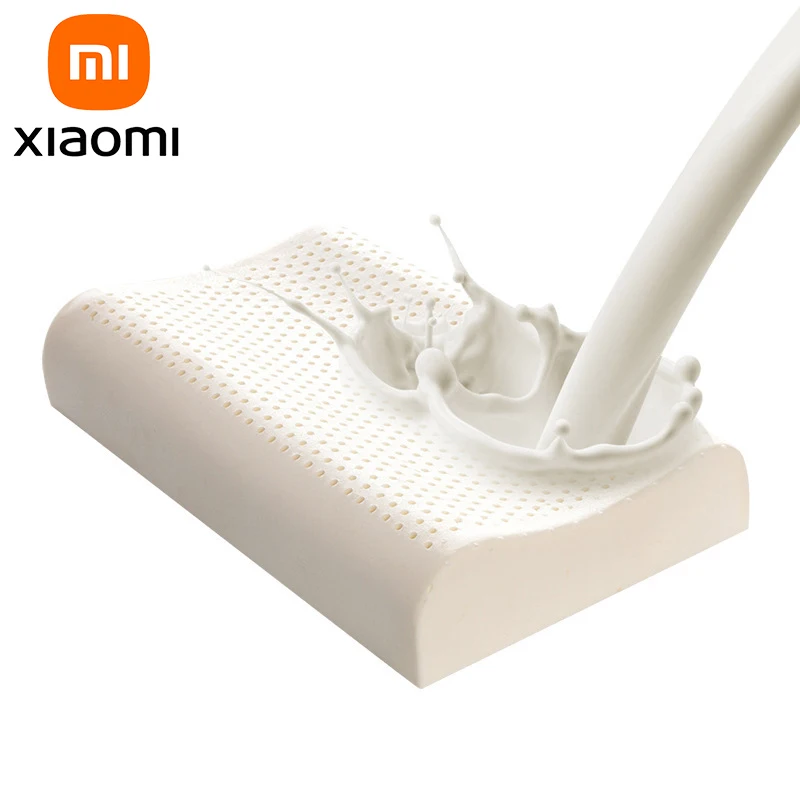 

XIAOMI Pure Natural Latex Pillow Remedial Neck Protect Vertebrae Health Care Orthopedic Pillow Slow Rebound Kids Pillow 44*27cm