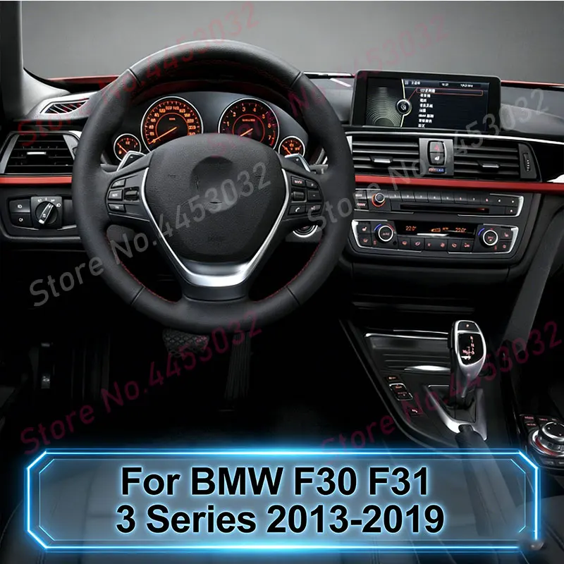 Фото Держатель для телефона с гравитационной фиксацией для BMW F30 F31 3 серии 2013-2019, горизонтальный кронштейн для GPS с основанием, аксессуары №1