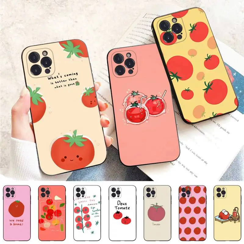 

Tomato Phone Case For iPhone 6 7 8 Plus 11 12 13 14 Pro SE 2020 MAX Mini X XS XR Back Funda Cover