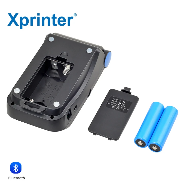 Беспроводной термопринтер Xprinter XP-P300 58 мм, мини-принтер для чеков, портативный, для печати наклеек, с функцией оповещения о нехватке бумаги (art.: 3920d8438628b) - 3920d8438628b