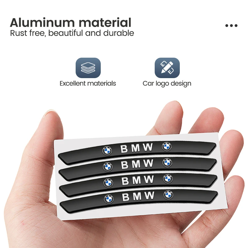 Фото Наклейки на колесные диски для тюнинга автомобилей BMW (E46, E39, E90, E60, E36, F30, F10, E34, E30, F20, E92, M3, M4, X5, X6) №3