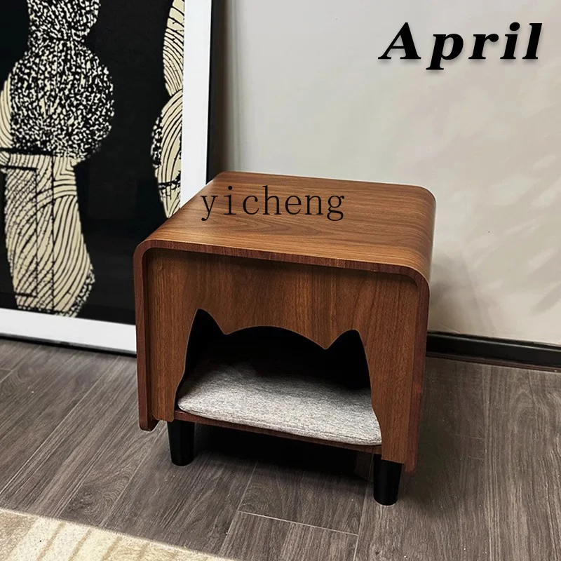 XL кошачье гнездо для обуви сменный стул кошачий боковой столик из массива дерева