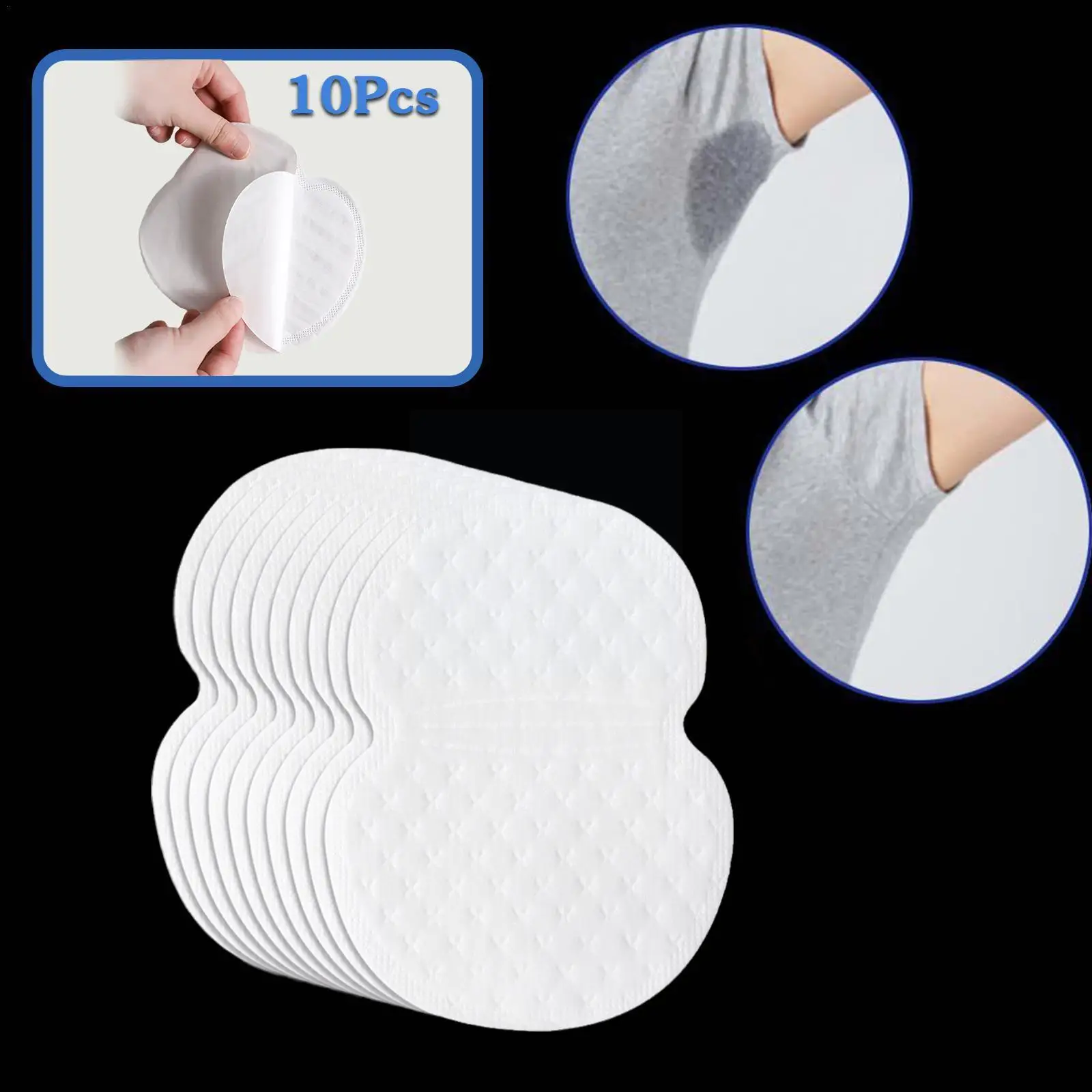 

10pcs Underarm Sweat Pads Absorb Liners Underarm Gasket From Sweat Armpit Stickers Anti Armpits Pads for Clothes Deodorant A2A9