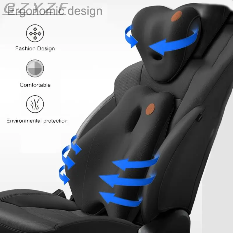 Подушка из пены с эффектом памяти для автомобильного массажа подушка поддержки