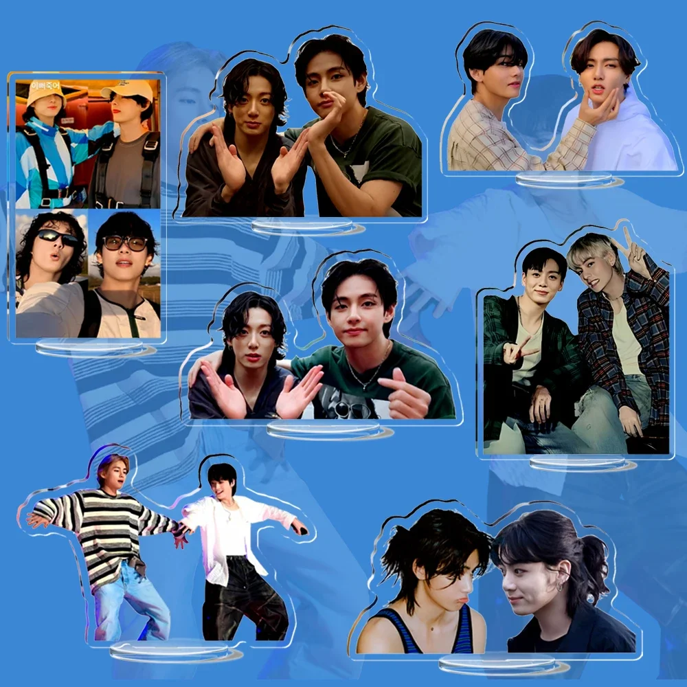 Новые акриловые фигурки Kpop Idol Standee подставка Vkook Teavkook Funs подарочные аксессуары