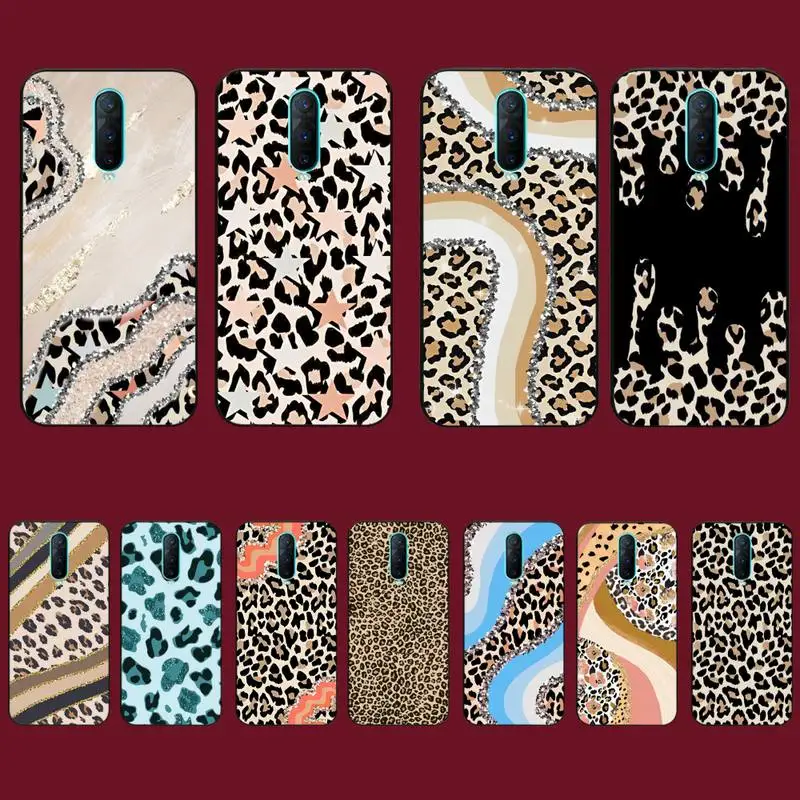 

leopard print Phone Case for Vivo Y91C Y11 17 19 17 67 81 Oppo A9 2020 Realme c3