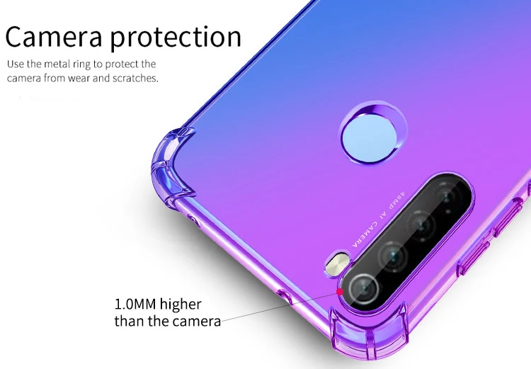 Чехол для Redmi Note 8 Pro противоударный тонкий ультратонкий гибкий мягкий