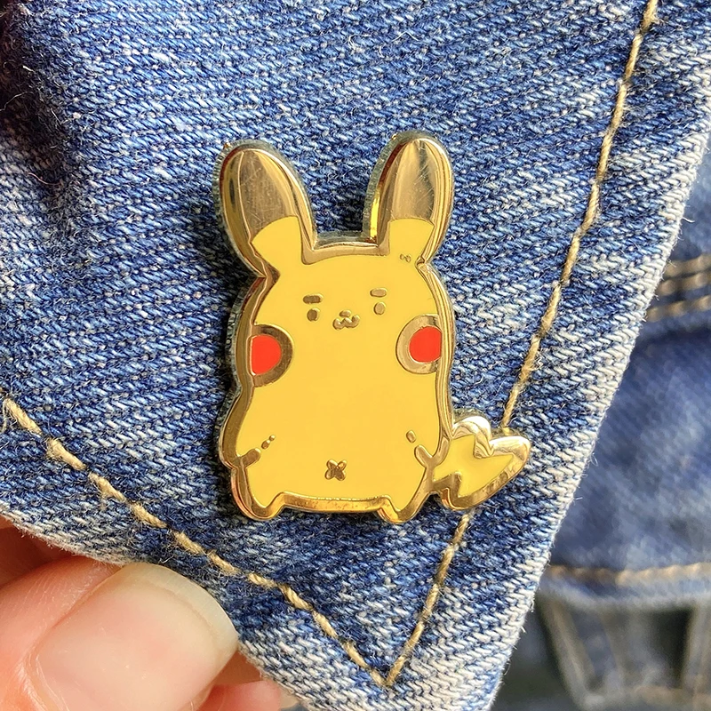 Покемн эмалированная булавка в японском стиле аниме фильмы значок на лацкан