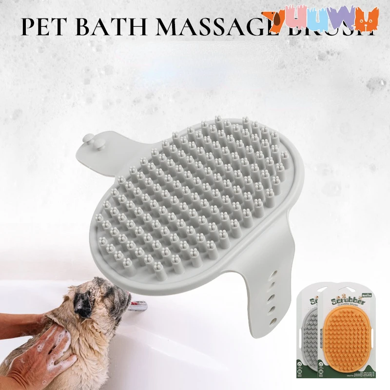 

Pet Bath Gloves Dogs Cat Wool Brush Massage Brush Professional Hairs Brush Pet Hair Remover Dogs Cats Grooming Removes Pet Hairs