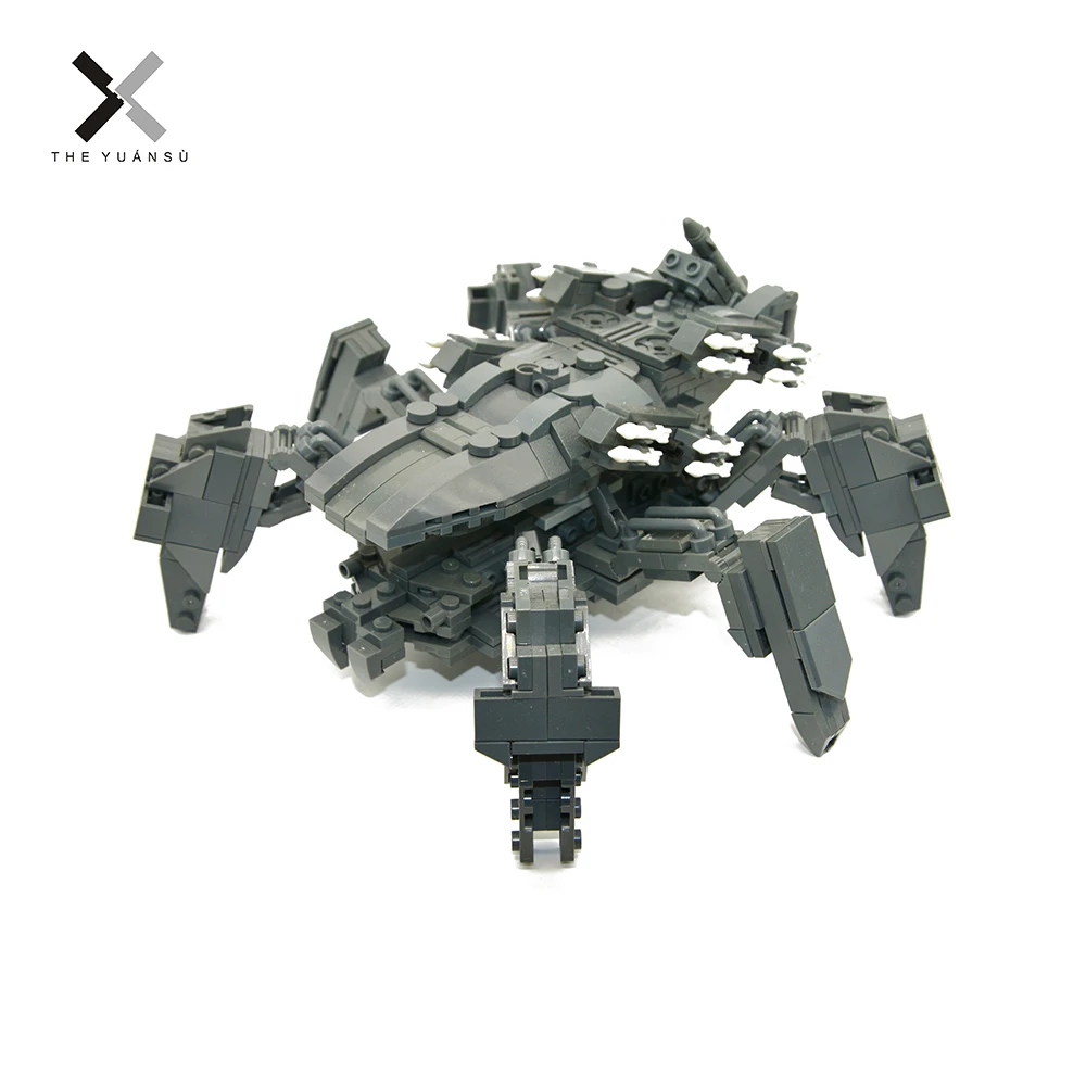 

DIY MOC Original Mecha Assembling Sci-fi Building Block Model Tarantula Spider Six-claw Walking Mecha Toys for Children Gifts