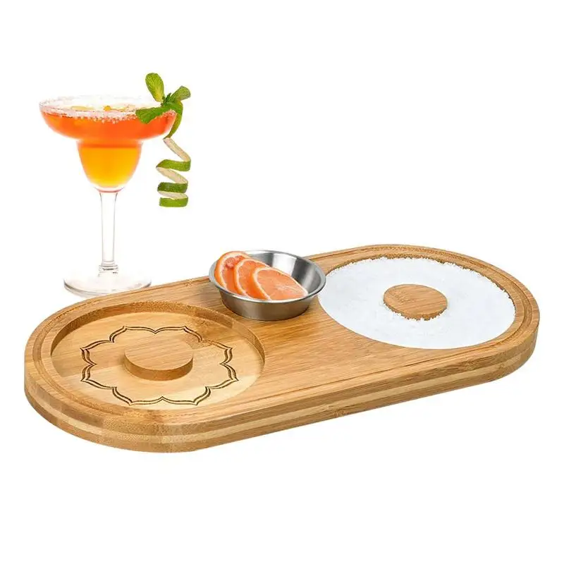 

Margarita Salt Rimmer Wooden Bar Sugar Rimmer With Spice Container Cocktails Bartender Margarita Salt Rimmers Bar Accessories