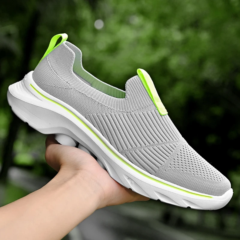 

Men's Mesh Casual Shoes 2023 New Fashion Lightweight Breathable Soft-Soled Shoes Summer Outdoor Sports Fitness Sneakers Big Size