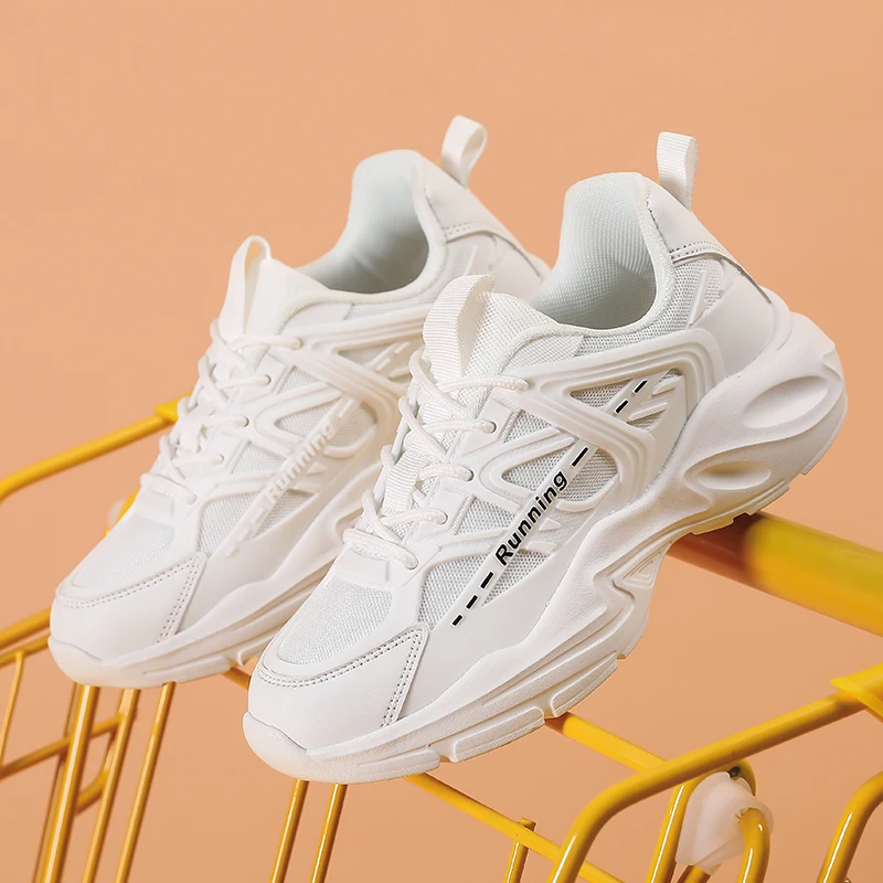 

Summer Women Height Increasing Black Sport Sneakers Korean Students Casual Skateboard Shoes Men Big Size 41 42 45