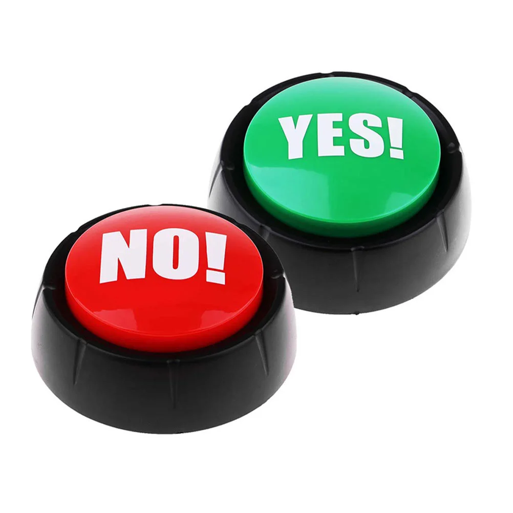 

Button Sound Toy Answer Buttons Buzzeryes Game Talking Party Buzzers Prank Funny Quiz Dogrecordable Toys Decompression