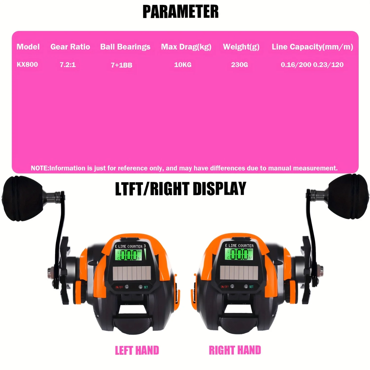 1 шт. электронная рыболовная катушка для приманки светодиодный экран USB и