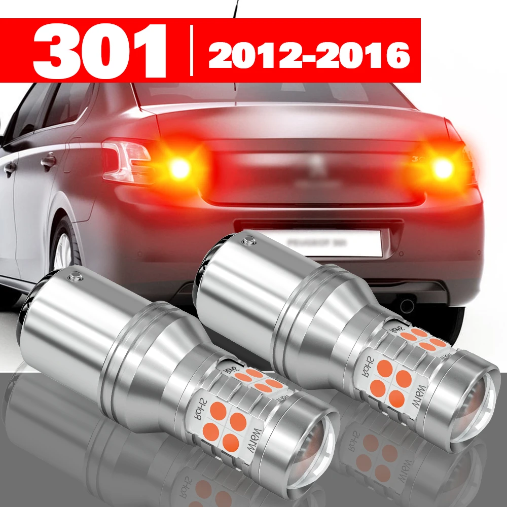 

For Peugeot 301 2012-2016 Accessories 2pcs LED Brake Light 2013 2014 2015