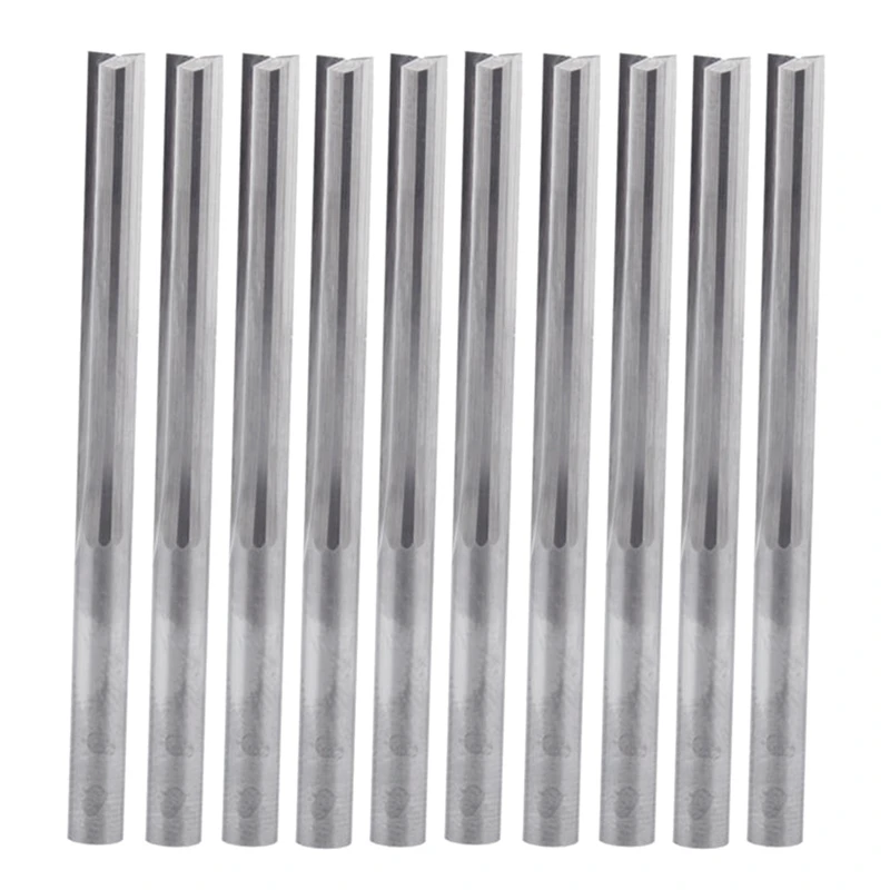 

10Pcs/set 4x32mm Double-edged Straight Slot Milling Cutter CNC Router Bits End Mill CNC Router for Wood PVC CNC Bit