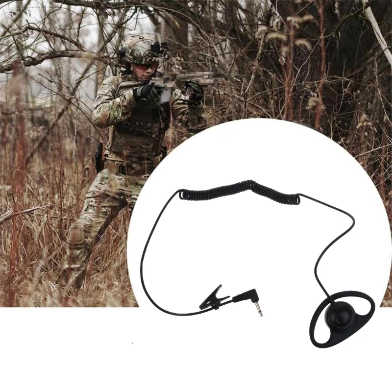 

3.5mm Receiver/Listen Only Headset Earpiece Lightweight fit for Walkie-Talkie