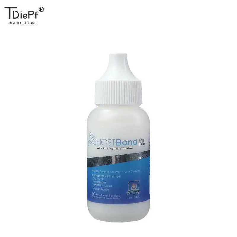 

38ml Wig Glue Lace Wig Cap Toupee Adhesive Glue Hair Replacement Adhesive Extra Moisture-proof Long-lasting Wig Glue Fake Heat