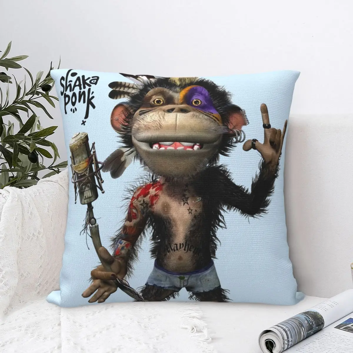 Подушка в виде обезьяны