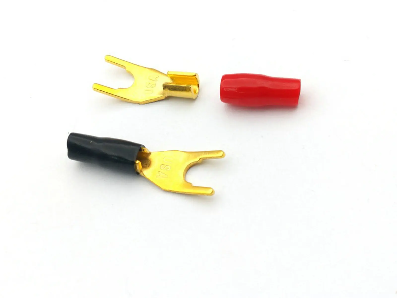 

GOLD Plated Banana Spade Plug Solderless Speaker