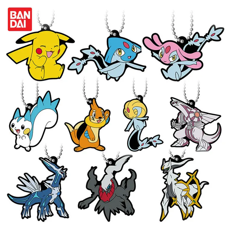 

Japan Anime BANDAI Gachapon Capsule Toy Gacha Pokemon Pocket Monster Figurine Action Figure Rubber Pendants