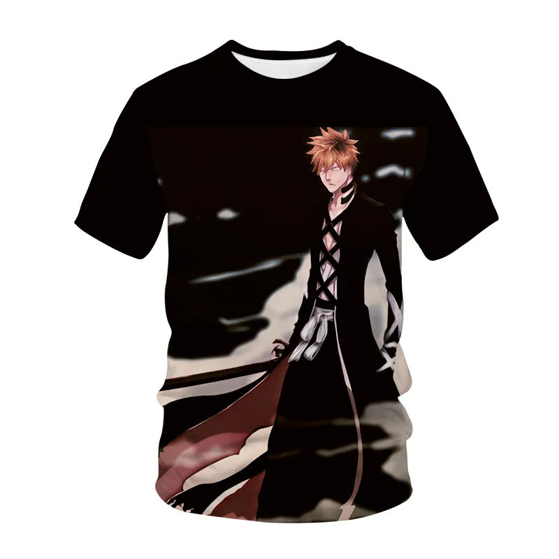

2022 Hot Sale Anime Bleach 3D Printed T-shirts Men/women New Fashion O-Neck Cool Casual Style Tshirt Streetwear Tops